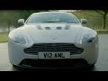 A great video of the Aston Martin Vantage V12 with the Le Mans Gulf LMP1 race car that shares the same 6.0L engine, filmed on wet, leafy country roads