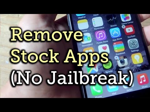 how to get rid apps iphone