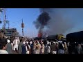 Oil Tanker blast in Peshawar