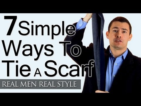 how to fasten a scarf