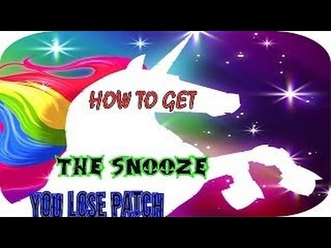 how to get snooze button patch