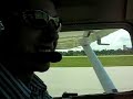 Full Stop Landing Runway 24R Burke Lakefront Cessna 152 T
