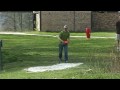 Discgolf Jablines 2009 national tour trou n°1