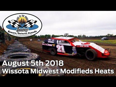 August 5, 2018 WISSOTA Midwest Modifieds Heats