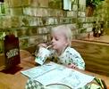 blowing bubbles