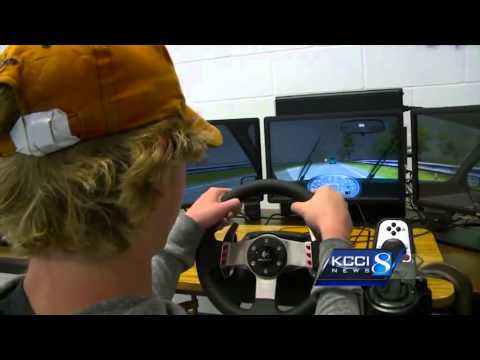 Driving - A simulator teaches teen drivers the dangers of texting while driving.