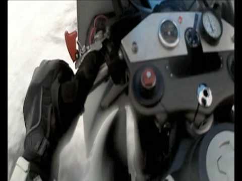 Buell hits 148mph on ice