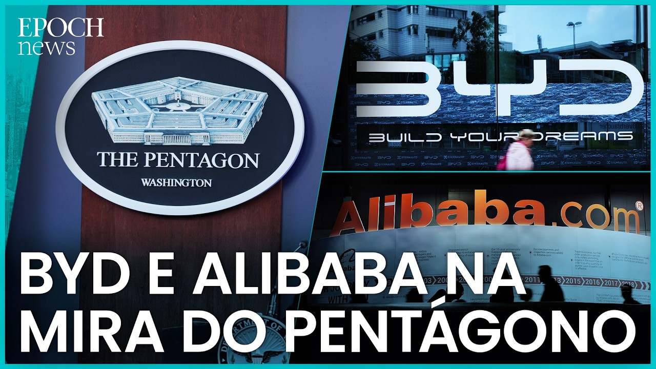 EUA adicionam BYD, Alibaba e Baidu à lista negra por ligação com o aparato militar da China