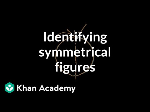 Identifying symmetrical figures