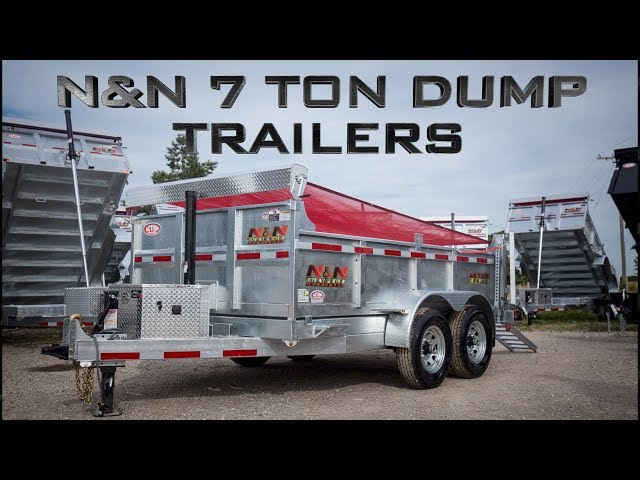 CANADIAN MADE -HOT DIPPED GALVANIZED 16' DUMP TRAILER BY N&N in Cargo & Utility Trailers in London