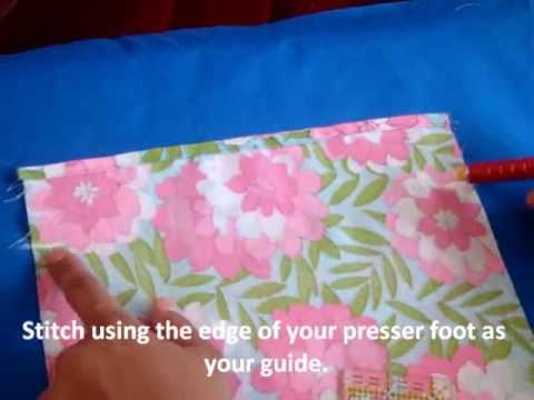 Bags - In this video tutorial I show you how to make a cute and simple drawstring bag using some fabric and ribbon. These little bags have thousands of uses! I use ...