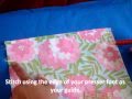 Simple Drawstring Bag Sewing Tutorial