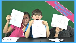 BLINDFOLDED DRAWING CHALLENGE!