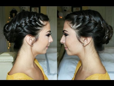 french braid - Thank you for taking the time to watch my video! Now go get your braid on :) -Nails inspired by NikkieTutorials tutorial! Check her out :) http://www.youtube...