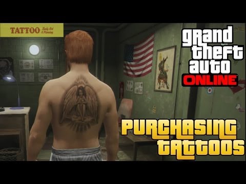 how to get more tattoos on gta v