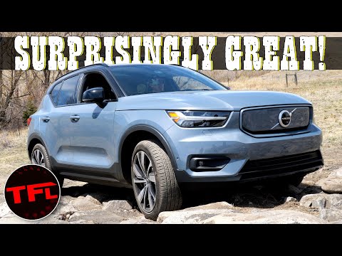 the 2022 volvo xc40 recharge is a shockingly awesome ev off roader because