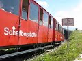 Schafbergbahn - Einfahrt moderne Dampflokomo Schafbergspitze