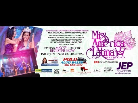 JEP AGENCY MAY 5, 2013 - Toronto, Canada Casting Miss Latin America Canada