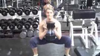 10 Goblet Squats with 50% of Your Bodyweight