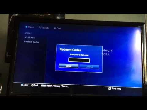 how to redeem codes on ps4