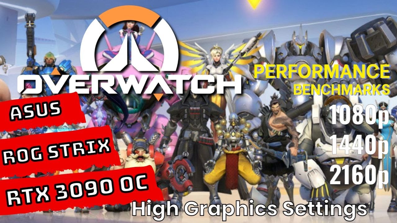 Overwatch RTX 3090 Benchmarks at | 1080p | 1440p | 4K | [ASUS ROG STRIX RTX 3090 OC]