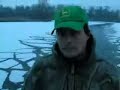 Midwinter boating in the Biesbosch, Netherlands