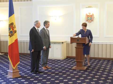 Министр окружающей среды Валентина Цапиш принесла присягу в качестве члена Правительства Республики Молдова