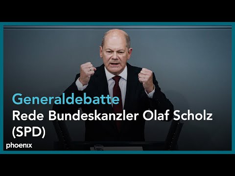 Generaldebatte des Bundestags: Rede von Bundeskanzler ...