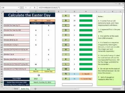 how to determine when easter is