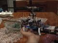 Homemade helicoper flybarless stabilization demo