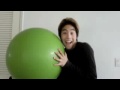 big bouncing inflatable green ball (Nighiga)