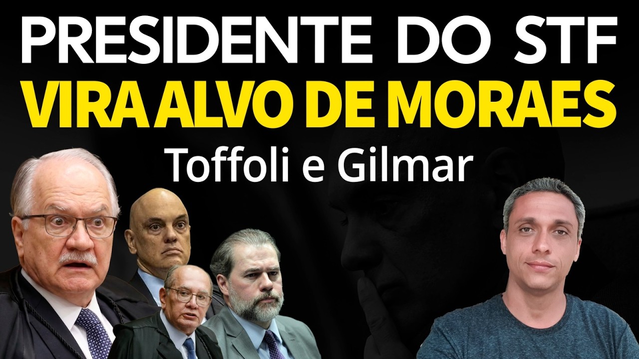 Implosão no SUPREMO - Presidente do STF vira ALVO de Moraes, Toffoli e Gilmar