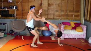 Dolan twins yoga challenge but every time they fal