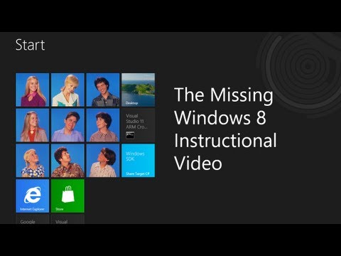 instructional - I created this calmly paced 25 minute video to give new users to Windows 8 a near-complete understanding of the major features including the Start Screen, Ho...