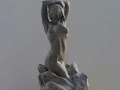 Sculpting - figure study, nude female sculpture