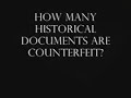Time travel on counterfeit data?