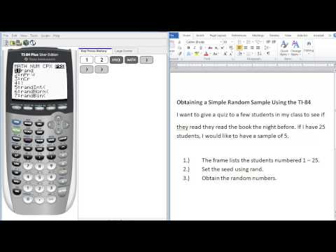 how to obtain random sample