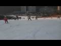 videos de 47cm INLINE SKI Professional Aggressive Skates shortski skiboard