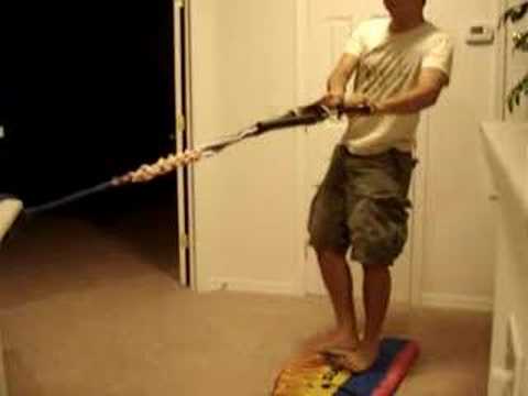 how to practice ski tricks at home