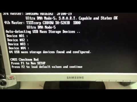 how to set cmos setting