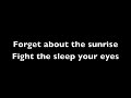 Adam Lambert – Never Close Our Eyes Lyrics