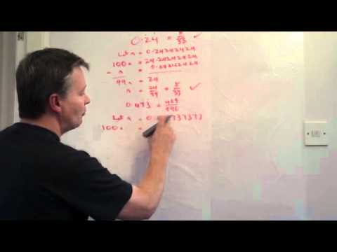 how to prove recurring decimals