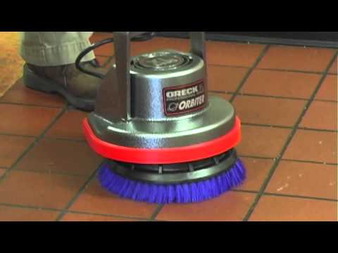 Oreck Orbiter Floor Machine Tile Cleaning