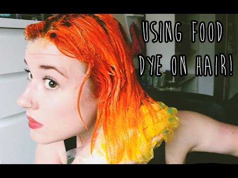 how to dye yellow hair