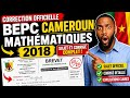 Correction épreuve de Maths BEPC Cameroun 2018, 2/6, brevet maths, maths gil