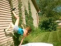 tryin to do a wall flip