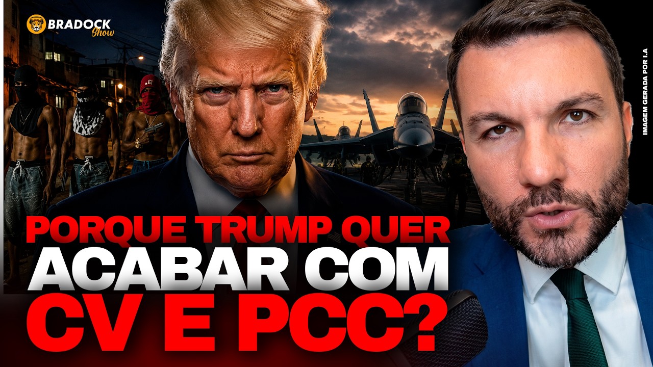 O FIM DAS FACÇÕES? EUA PODEM MUDAR O JOGO CONTRA O NARCOTRÁFICO NO BRASIL