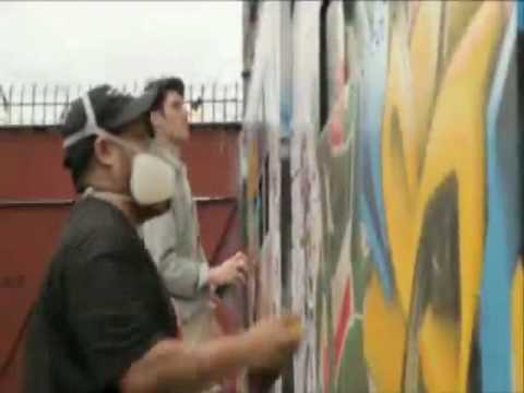 Boundary pushing NYC graffiti artists to beautify Israeli cities