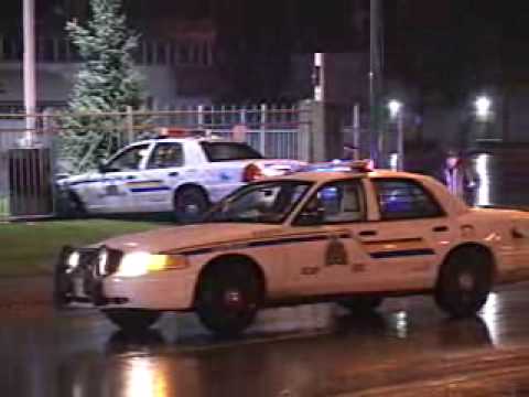 BURNABY POLICE CAR ACCIDENT AT HOLDOM AVE  GONING ST NOV 15 2009