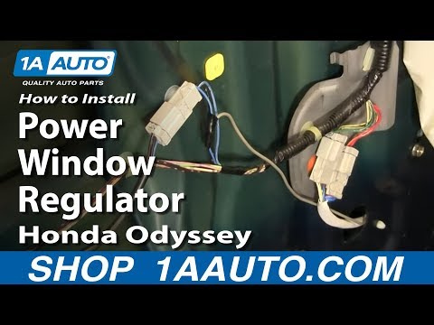 How to Install Replace Power Window Regulator Honda Odyssey 99-03 1AAuto.com